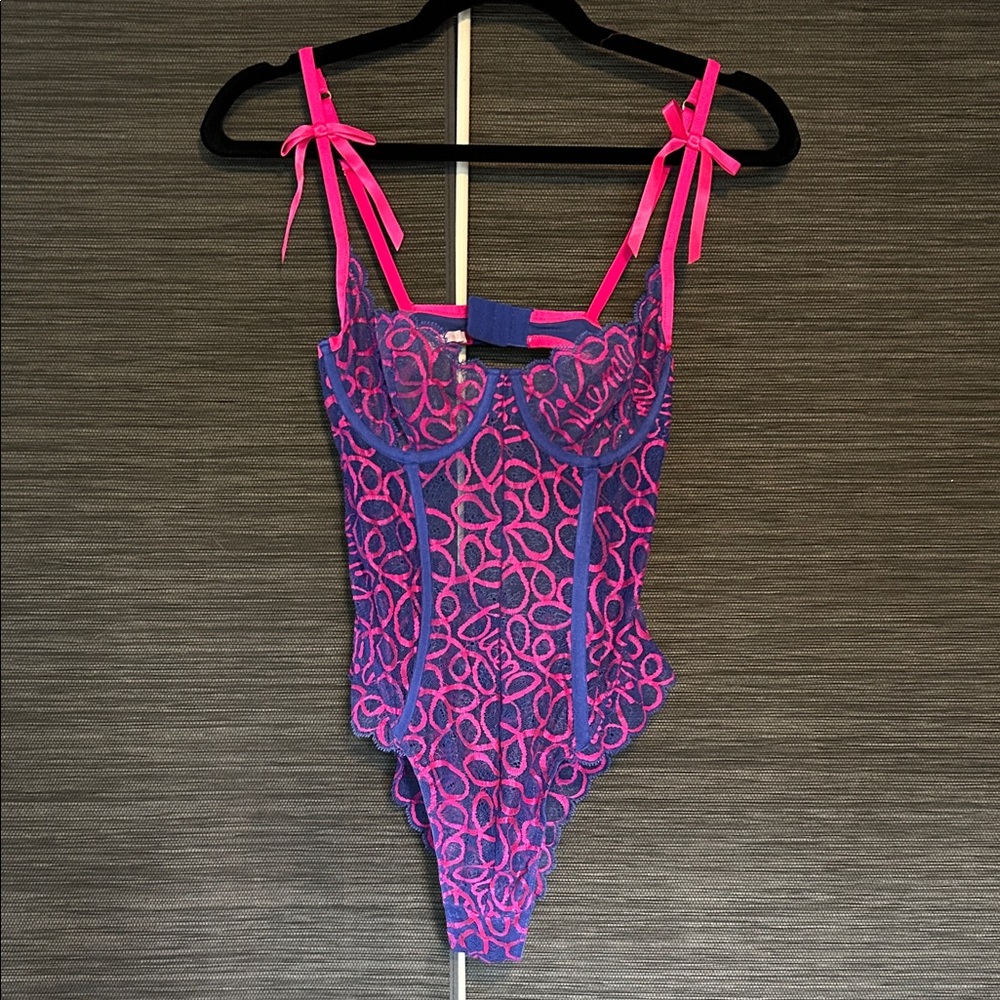 Savage X Lace Corset Bodysuit